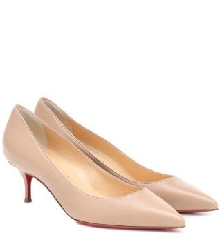 Kate 55 leather pumps - Shoes, Cream