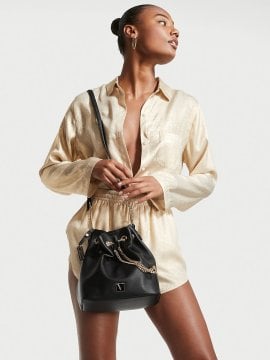 Die Victoria Bucket Bag – Tasche, Schwarz