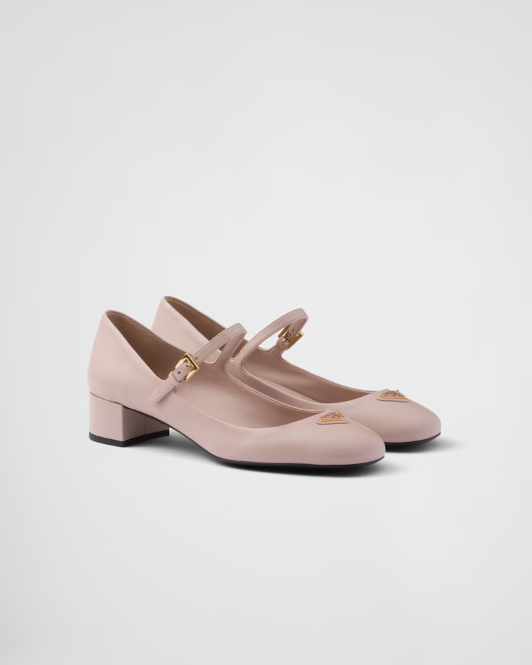 Nappa leather Mary Jane pumps - Topuklu Ayakkabı
