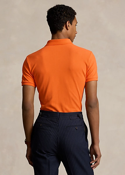 Ralph Lauren Custom Slim Fit Mesh Polo Shirt Polo T Shirt Erkek Ust Modeli