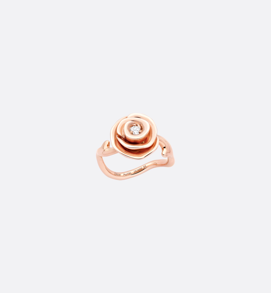 Large Rose Dior Couture Ring - Yüzük(