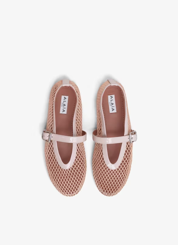 BALLET FLATS IN FISHNET - Babet