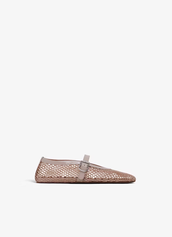 BALLET FLATS IN FISHNET - Babet
