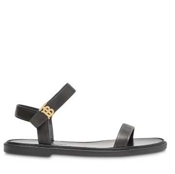 Monogram Motif flat sandals - Sandals, Black
