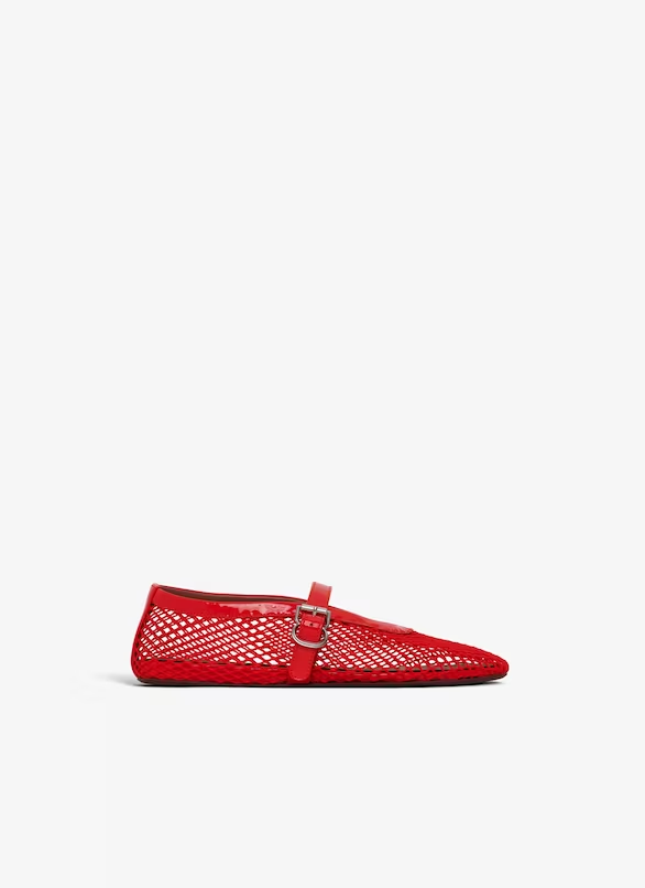 BALLET FLATS IN FISHNET - Babet