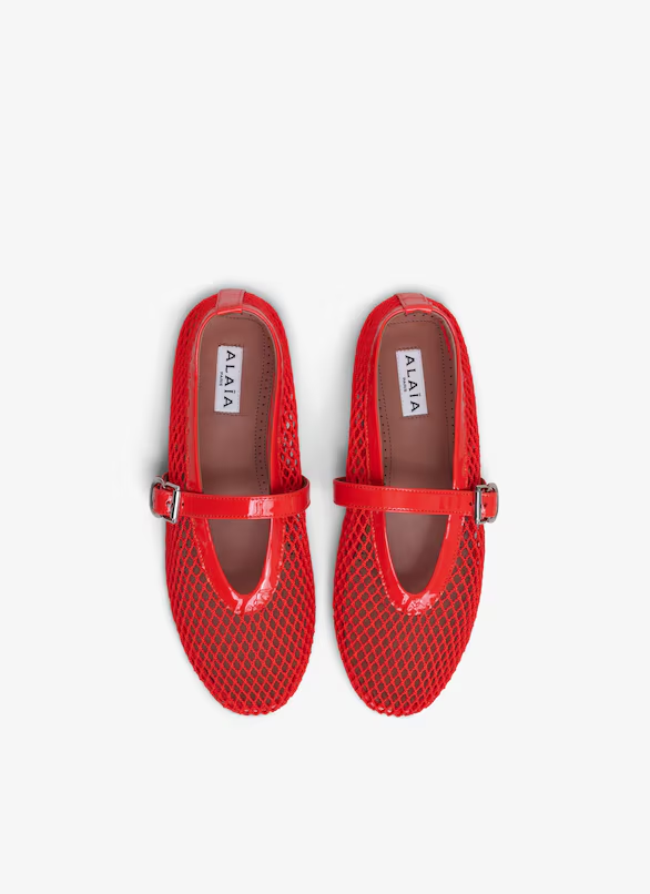 BALLET FLATS IN FISHNET - Babet