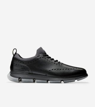4.ZERØGRAND Wingtip Oxford - Ayakkabı, Siyah