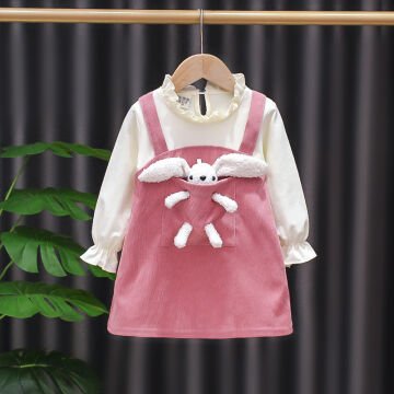 Bunny Toys Dress, Pink