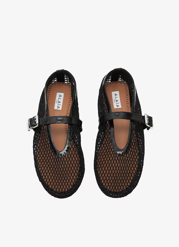BALLET FLATS IN FISHNET - Babet