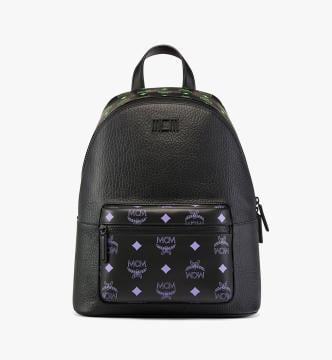 Stark Rucksack aus farbigem Splash-Logo-Leder – Tasche, gemustert