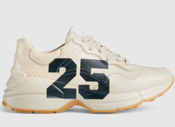 Rhyton-Sneaker für Damen mit „25“ – Schuhe, Creme
