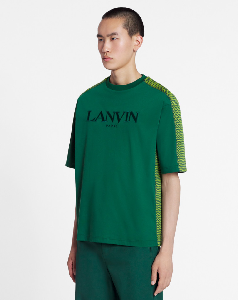 CURB SIDE LANVIN EMBROIDERED LOOSE-FITTING T-SHIRT - Tshirt