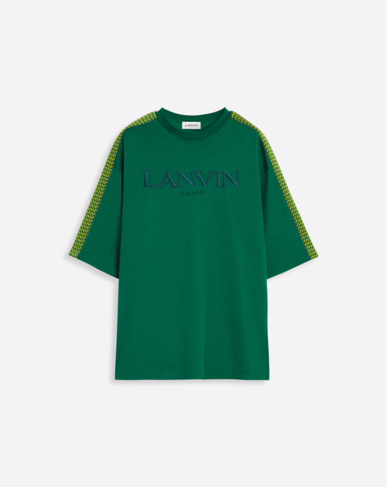 CURB SIDE LANVIN EMBROIDERED LOOSE-FITTING T-SHIRT - Tshirt