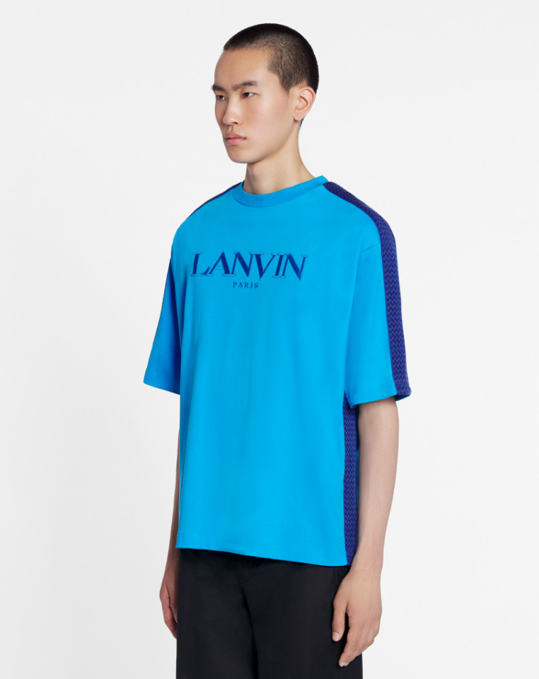 CURB SIDE LANVIN EMBROIDERED LOOSE-FITTING T-SHIRT - Tshirt
