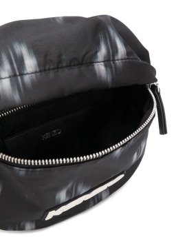 Ikat printed belt bag - Bag, Black