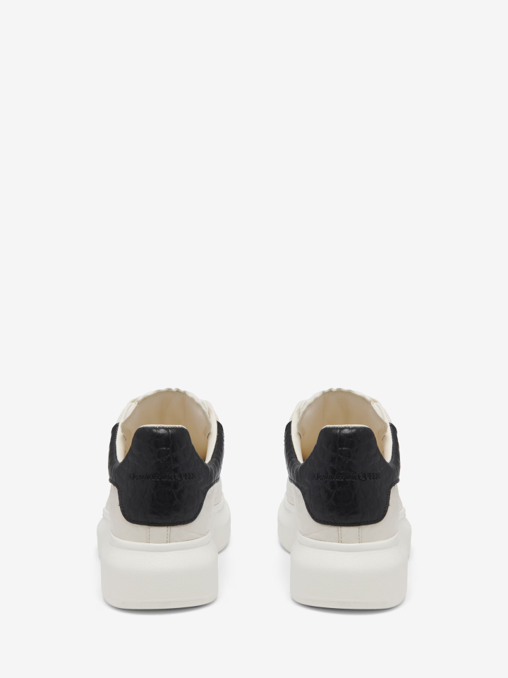 Women's Oversized Sneakers in Off-White/Black - Ayakkabı