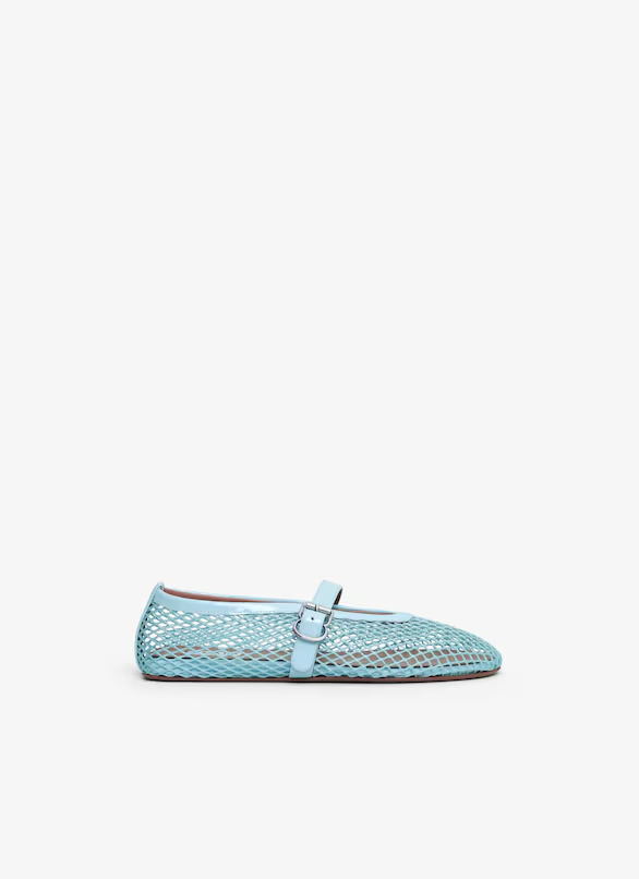 BALLET FLATS IN FISHNET - Babet (Ön Sipariş)