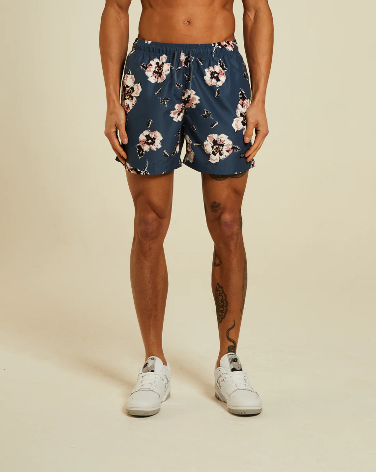 OZ Swim Short Floral Print - Şort Mayo