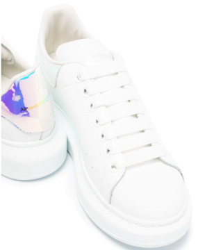 Oversized lace-up sneakers - Shoes, Patterned