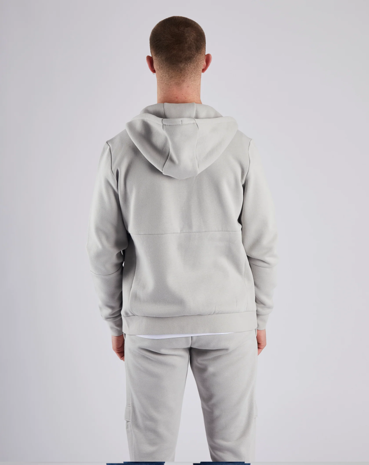 Russ Zipper Ice Grey - Hoodies Fermuarlı Üst Giyim