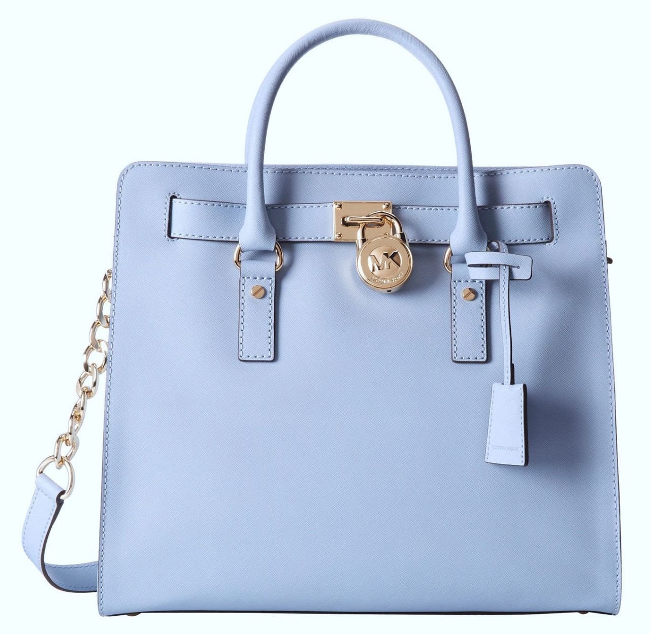 Hamilton Large Saffiano Leather Tote Bag anta Mavi Tote