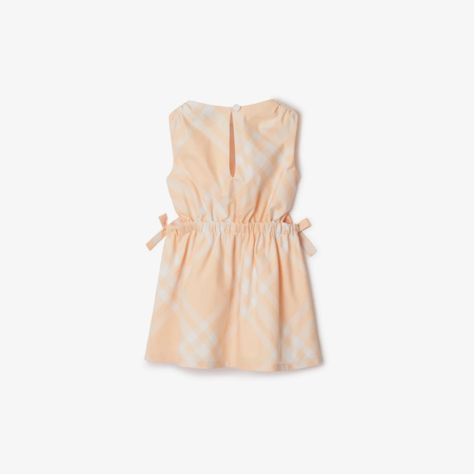 Check Cotton Dress - Elbise