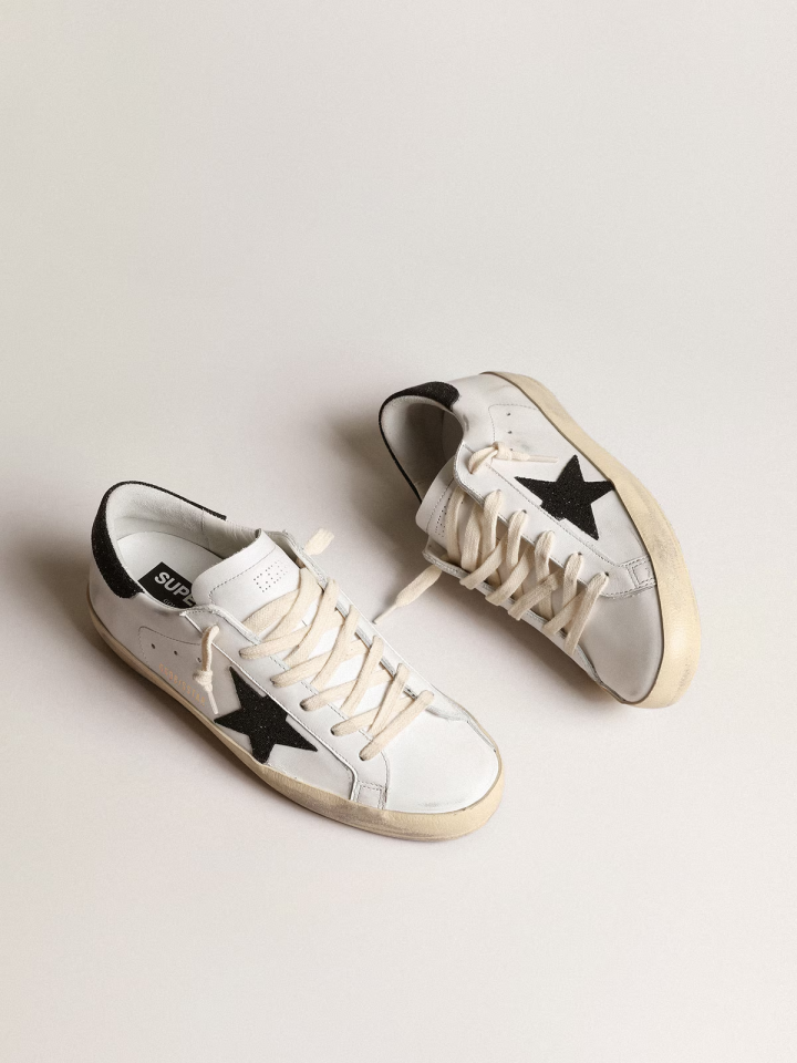 Women’s Super-Star with a black Swarovski crystal star and heel tab - Ayakkabı