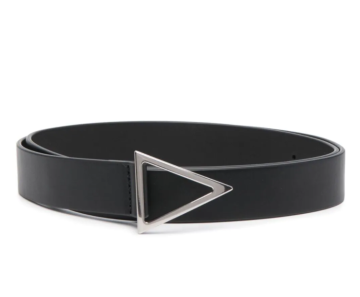 triangle-buckle belt - Belt, Black