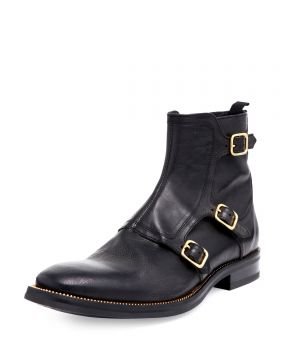 Alexander mcqueen on sale monk strap boots