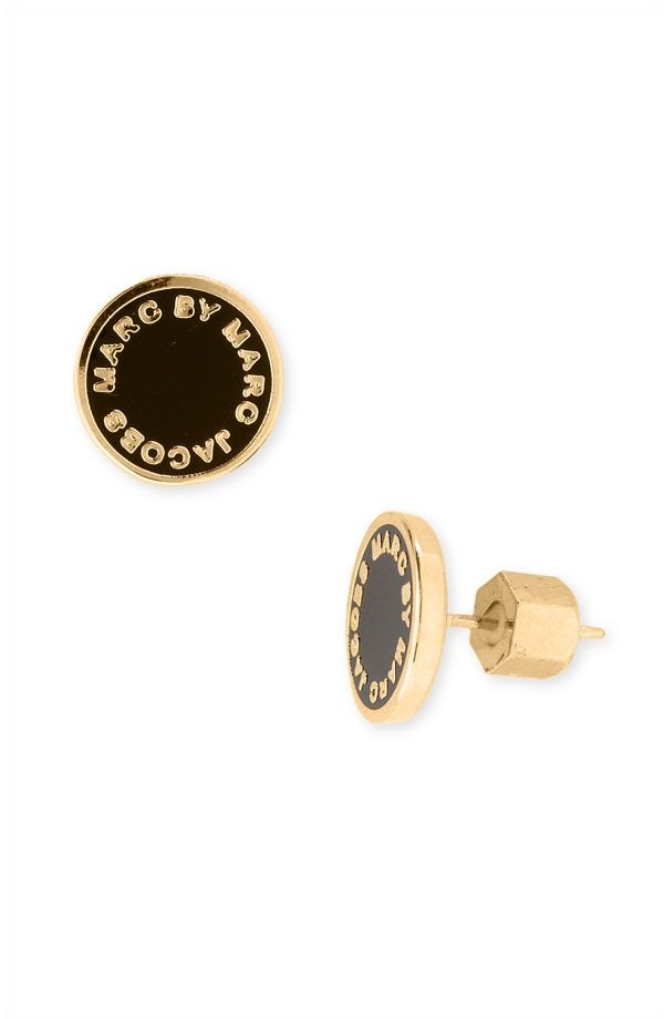 Enamel logo disc studs new arrivals