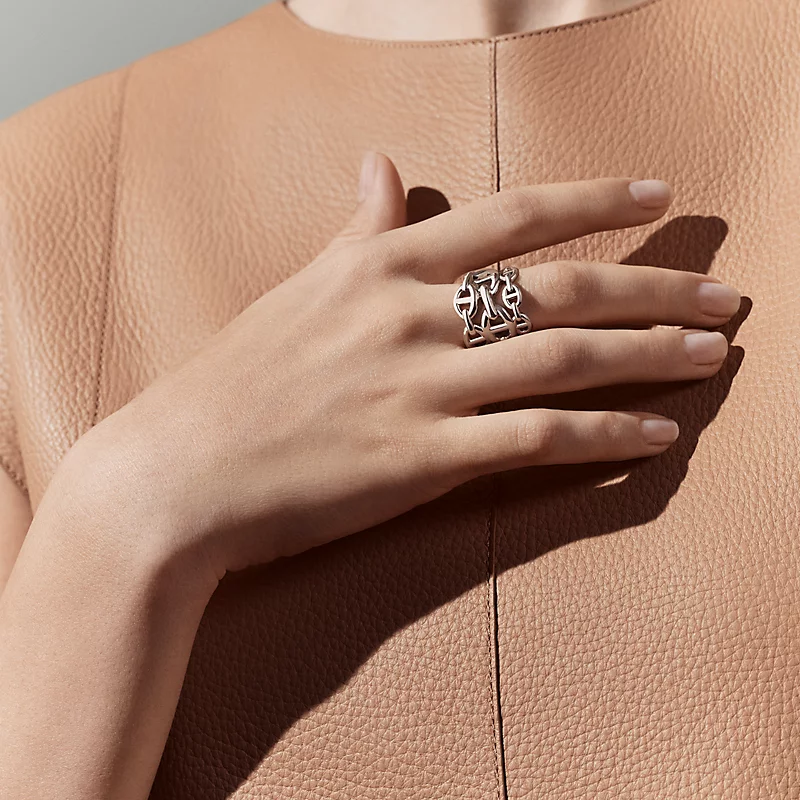 Chained Anchor Ring - Large Model - Yüzük