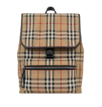 Vintage Check Cotton Backpack - Children's Backpack, Patterned