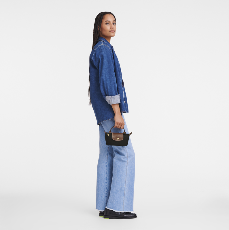 LE PLIAGE ORIGINAL POUCH WITH HANDLE - Çanta