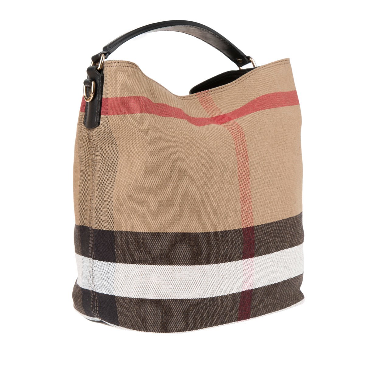 Burberry hobo canvas sale bag