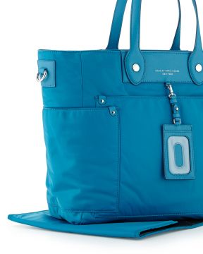 Preppy Nylon Eliz-A-Baby Wickeltasche – Tasche, Blau