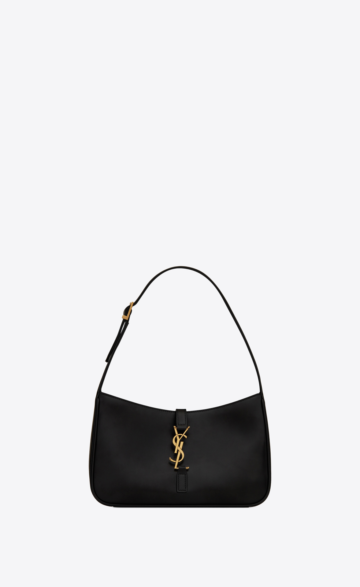 LE 5 A 7 HOBO BAG IN SMOOTH LEATHER Bag Black