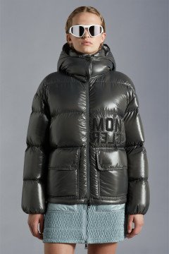 Abbaye Short Down Jacket - Mont, Gri