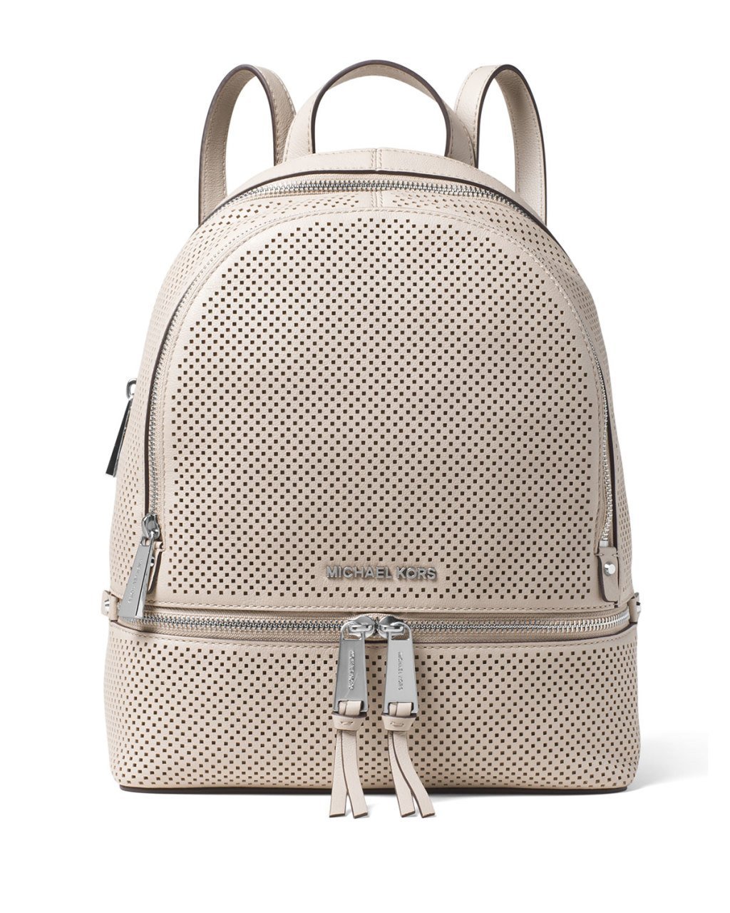Michael Kors Rhea Medium Perforated Zip Backpack Women s Bag Model