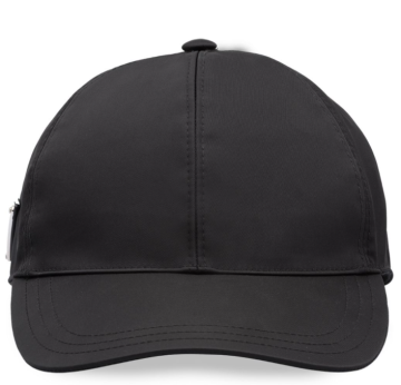 Re-Nylon baseball cap - Hat, Black