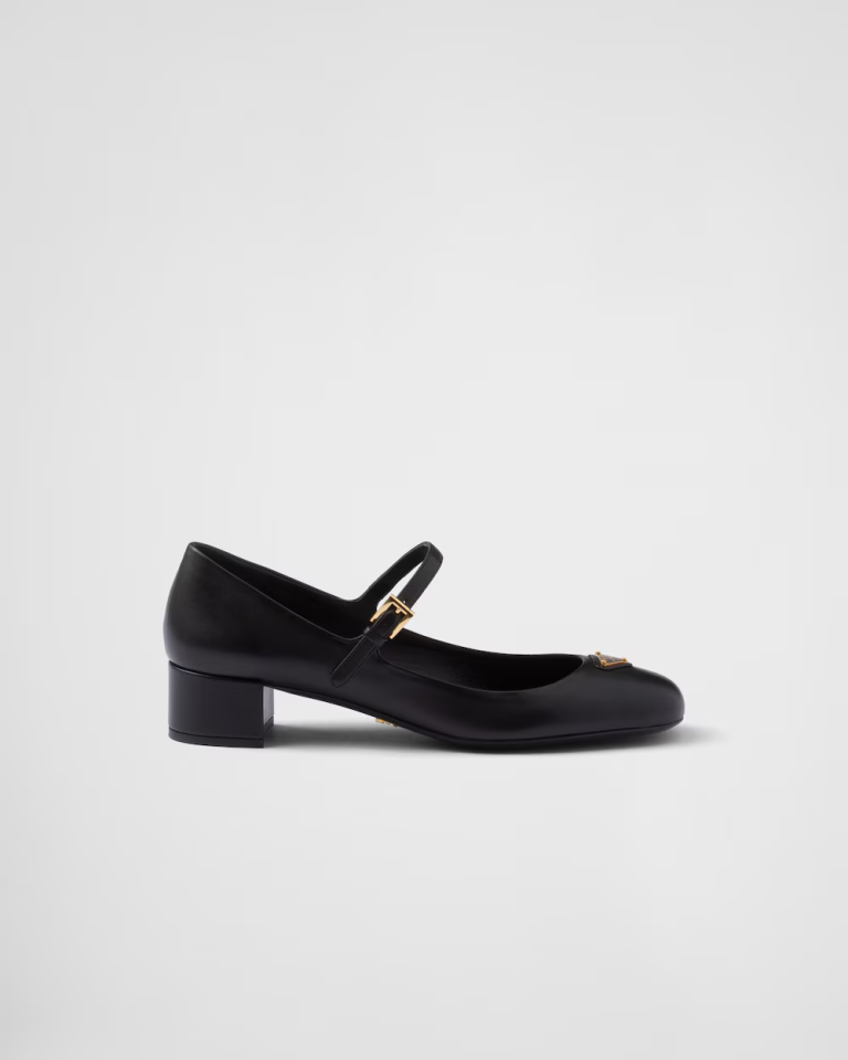 Nappa leather Mary Jane pumps - Topuklu Ayakkabı