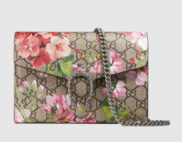 Dionysus Blooms print mini chain bag - Bags, Patterned
