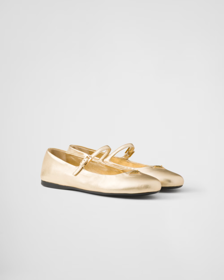 Mordoré nappa leather ballerinas - Ayakkabı