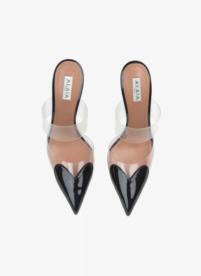 LE CŒUR MULES IN PATENT CALFSKIN - Topuklu Ayakkabı