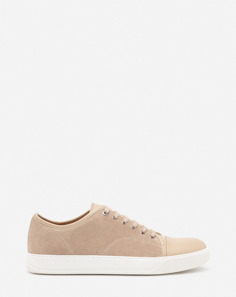 DBB1 LEATHER AND SUEDE SNEAKERS - Ayakkabı