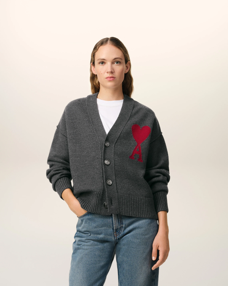 Ami de Coeur Wool Cardigan - Hırka