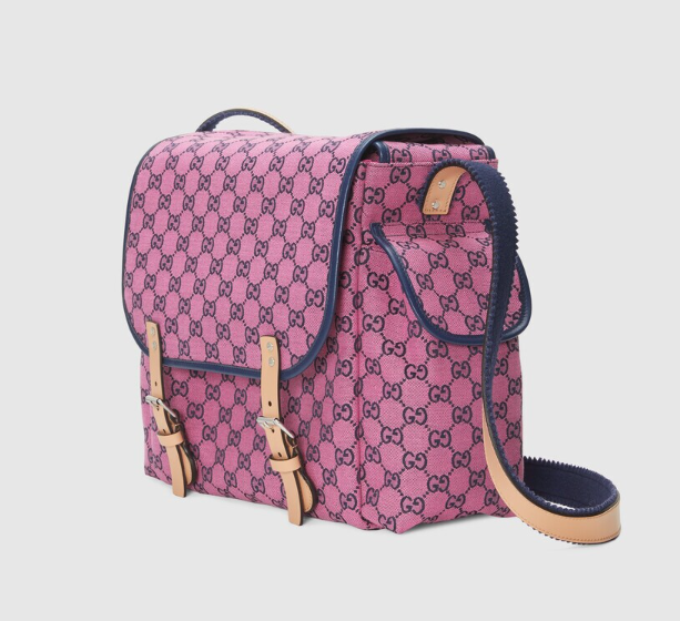Pink gucci diaper bag deals