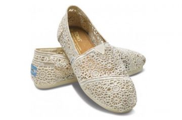 Tan crochet toms new arrivals