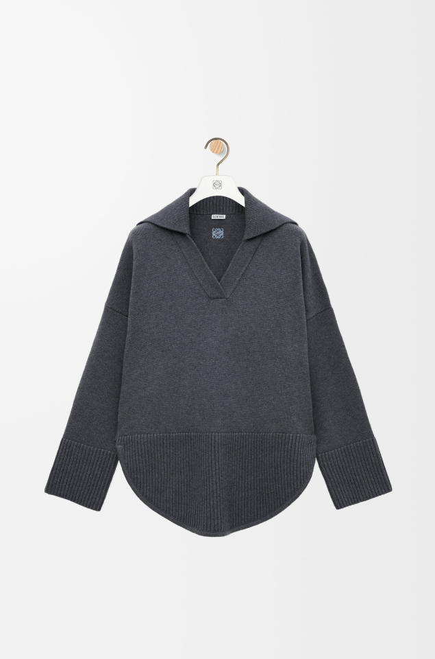Wool polo sweater - Kazak
