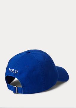 Cotton Chino Ball Cap - Şapka, Mavi