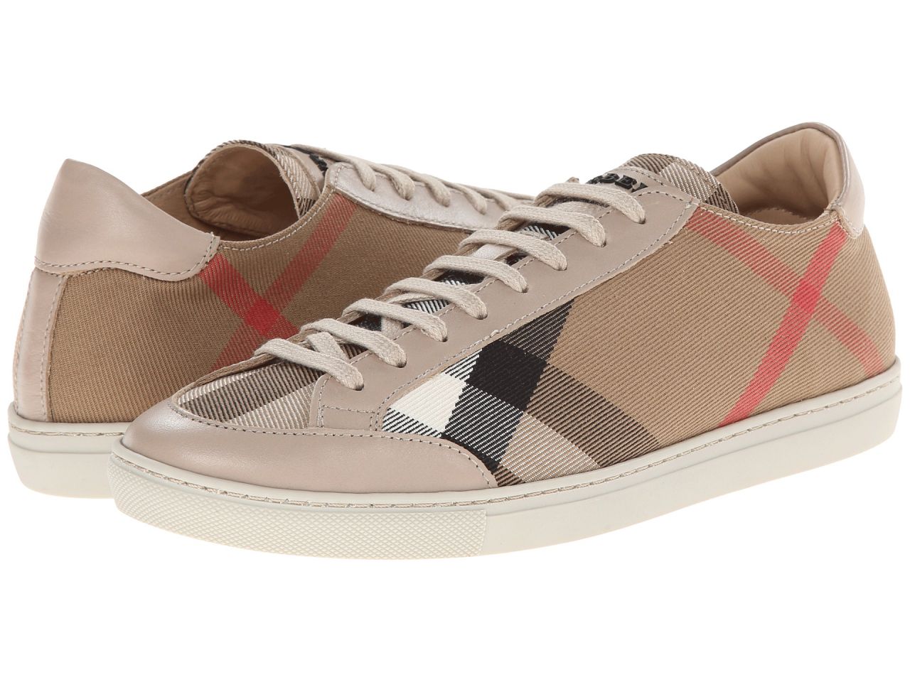 Burberry Hartfield Check Sneaker Bayan Ayakkab Modeli